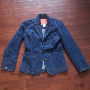 Isaac Mizarhi for target small denim blazer